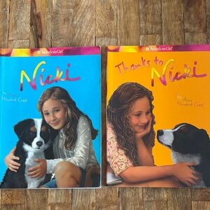 American girl Doll - two Nicki books